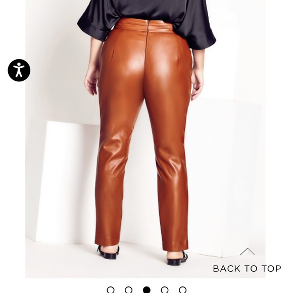 BOGO~Sophia Split Faux Leather pants~BOGO-add to cart and wait for deal - Picture 2 of 5